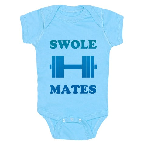 Swole Mates (his) Baby One Piece